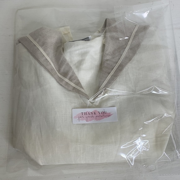 T4 Three Blind Mice boys sailor top neutral colors nautical theme Linen - Picture 11 of 11